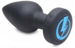 XR Brands Zeus - Vibrator anal cu E-Stim și radio control (negru) (848518042651)