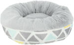 TRIXIE Cuddly Bed Sunny | Kerek, peremes fekhely (szürke, színes) nyulak részére - 35x15 cm (62804)