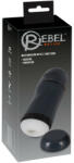 Rebel - Masturbator masculin 2 în 1 cu vibrații și sucțiune - negru (05986400000)
