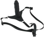 You2Toys - strap-on din silicon - dildo cu ham - negru (05170970000)