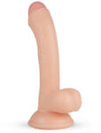 Real Fantasy Vince - dildo cu testicule și prepuț - 19, 5cm (natur) (8719497667000) Dildo