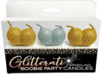 Little Genie Productions Glittaretti - set de lumânări în formă de sân (3 bucăți) (817717010754)