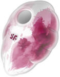 Satisfyer Cloud Dancer - Stimulator clitoridian cu unde de aer, reîncărcabil (roz-alb) (4061504049687)