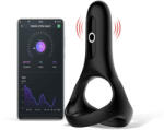 Magic Motion Rise - inel vibratoare inteligent, cu baterie pentru penis (negru) (93348500005) Inel pentru penis