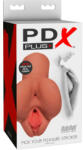 PDX Pick Your Pleasure - Masturbator 2in1 vagin și anus (natural) (05459530000)