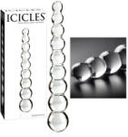 Icicles No. 2 - dildo sferic din sticlă (transparent) (05046450000) Dildo