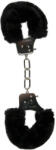 EasyToys - cătușe plușate - negru (8718627528044)