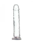 Addiction Crystal - dildo cu ventuză (transparent) - 20 cm (677613853202) Dildo