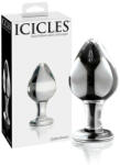 Icicles No. 25 - dildo anal conic din sticlă (transparent) (05402770000) Dildo