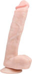 EasyToys - dildo mare cu ventuză și testicule - 26, 5 cm - culoare naturală (8718627526477) Dildo