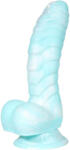 OgazR Sea Serpent - dildo texturat - 17 cm - albastru-alb (3564983231974) Dildo