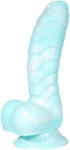 OgazR Serpentul de Mare - dildo barat cu ventuza - 17 cm (albastru-alb) (3564983231974) Dildo