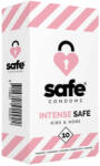 Safe Intense Safe - prezervative cu nervuri și puncte (10 bucăți) (92515200005)