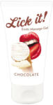 Lick it! Linge-o! - Lubrifiant comestibil 2in1 - Ciocolată albă (50ml) (06257600000)