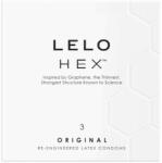 LELO Hex Original - prezervative latex premium - 3 bucăți (7350075022470)