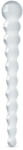 Gildo Glass No. 20 - dildo din sticlă cu textură perlată - transparent (8719497660254) Dildo