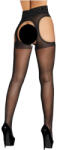 Cottelli Collection - dresuri sexy cu talie din dantelă - negru - 3 (25302361621)