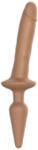 Strap On Me Switch Realistic S - dildo 2în1 din silicon (natural) (3700436017111) Dildo
