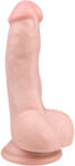 EasyToys - dildo cu ventuză și testicule - 15 cm - culoare naturală (8718627526392) Dildo