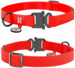 WAU DOG Vízálló piros nyakörv 35-58cm, szélesség: 25mm Piros