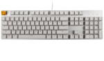 Glorious PC Gaming Race GMMK Full Size White Ice Edition Gateron-Brown US (GLO-GMMK-FS-BRN-W)