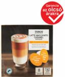 Tesco Latte Macchiato Caramel őrölt pörkölt kávé és teljes tejpor cukorral 145, 6 g