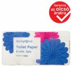 Tesco Springforce toalettpapír 2 rétegű 8 tekercs