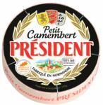 PRÉSIDENT Petit Camembert fehér nemespenésszel érlelt zsíros lágy sajt 145 g