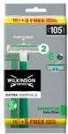 Wilkinson Sword Extra Essential 2 Sensitive eldobható borotva 2 pengével és krémezőcsíkkal 15 db - bevasarlas