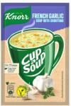 Knorr Cup a Soup instant fokhagymakrémleves zsemlekockával 18 g - bevasarlas