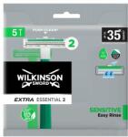 Wilkinson Sword Extra Essential 2 Sensitive eldobható borotva 2 pengével és krémezőcsíkkal 5 db