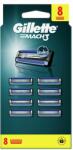 Gillette Mach3 Borotvabetétek Férfi Borotvához, 8 db Borotvabetét