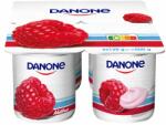 Danone málnaízű, élőflórás, zsírszegény joghurt 4 x 125 g (500 g)