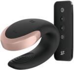 Satisfyer Double Love vibrator pentru cuplu Black 8, 3 cm Vibrator