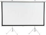 EXTRALINK PROJECTION SCREEN 120" 16: 9, 266x149CM WHITE PVC, SEMI-AUTO ROLLER, WITH STAND, PSR-120 (EX_30538)