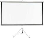 EXTRALINK PROJECTION SCREEN 100" 16: 9, 220x125CM WHITE PVC, SEMI-AUTO ROLLER, WITH STAND, PSR-100 (EX_30521)