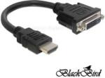 BlackBird Átalakító HDMI-A male to DVI 24+5 female, 20cm (BH1250) (BH1250)