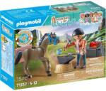 Playmobil Set Figurine PLAYMOBIL Horses of Waterfall Potcovarul Ben Si Ahile 5 Ani+ Multicolor (71357) Figurina