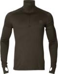 Harkila Bluza Termica Harkila Base All Season Half Zip Shadow Brown (200106044)