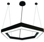 NEDES Design LED csillár (50W) fekete színű - természetes fehér (LCL7623-H)