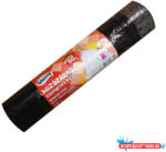  Szemeteszsák önzáró szalaggal 60 liter 58 x 68 cm 10 db/tekercs Glossy fekete (54195)