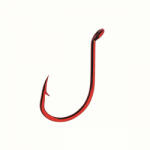 Mustad Beak Big Red 3/0 7db Füles, Szakállas Harcsázó Horog (M4175300)