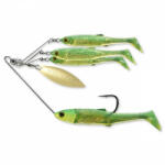 Livetarget Minnow Spinner Rig Lime Chartreuse/Gold Small 11gr Spinnerbait (LT202756)