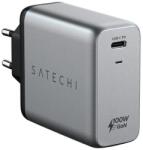 Satechi 100W USB-C PD Wall Charger Gallium Nitride, GaN charging, Űrszürke (ST-UC100WSM-EU)
