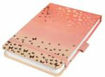 Sigel Caiet de notițe, exclusiv, 110x79 mm, grilă cu puncte, 79 de pagini, copertă tare, SIGEL "Jolie" Butterfly Confetti Peach (JN346)