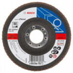 Bosch Disc de slefuire evantai BOSCH X551 pentru metal , D 115 mm; G 60, versiunea inclinata (2 608 606 753)