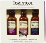 TOMINTOUL Whisky Miniset (10 Ani/16 Ani/21 Ani) 3x0.05L, 40%
