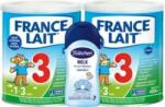 France Lait 3 tejes eledel kisgyermekek növekedésének elősegítésére 1 éves kortól 2x400g + Bübchen B (IP2446)