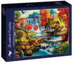 Bluebird Puzzle 1000 db-os puzzle - Country House by the Water Fall (90583) (90583)
