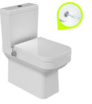 CeraStyle NOURA monoblokk WC - BEÉPÍTETT bidé funkcióval - WC tartály - öblítőszelep - mély öblítésű (287009700)
